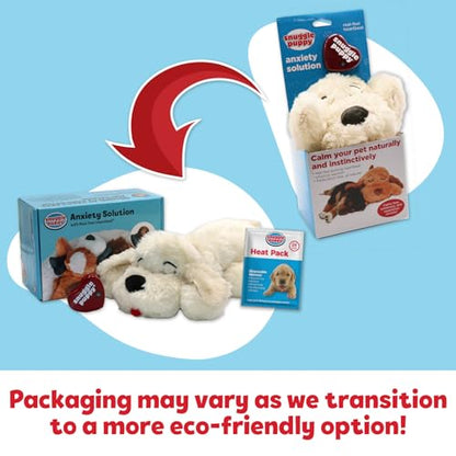 Heartbeat Stuffed Toy for Dogs - Pet Anxiety Relief and Calming Aid - Golden