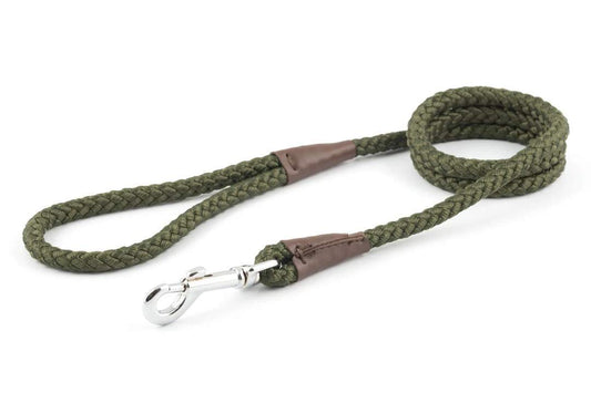 Ancol Heritage Nylon Rope Lead (Green)