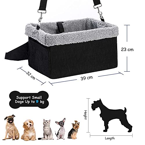 UNICITII Raised Dog Booster Car Seat – The VIP Experience for Your Pup!