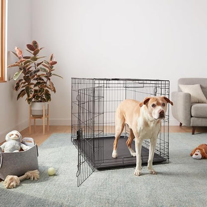 Best Seller Basics Dog Crate - 122 cm Metal Wire with Double Door & Divider