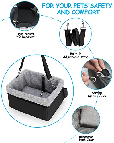 UNICITII Raised Dog Booster Car Seat – The VIP Experience for Your Pup!