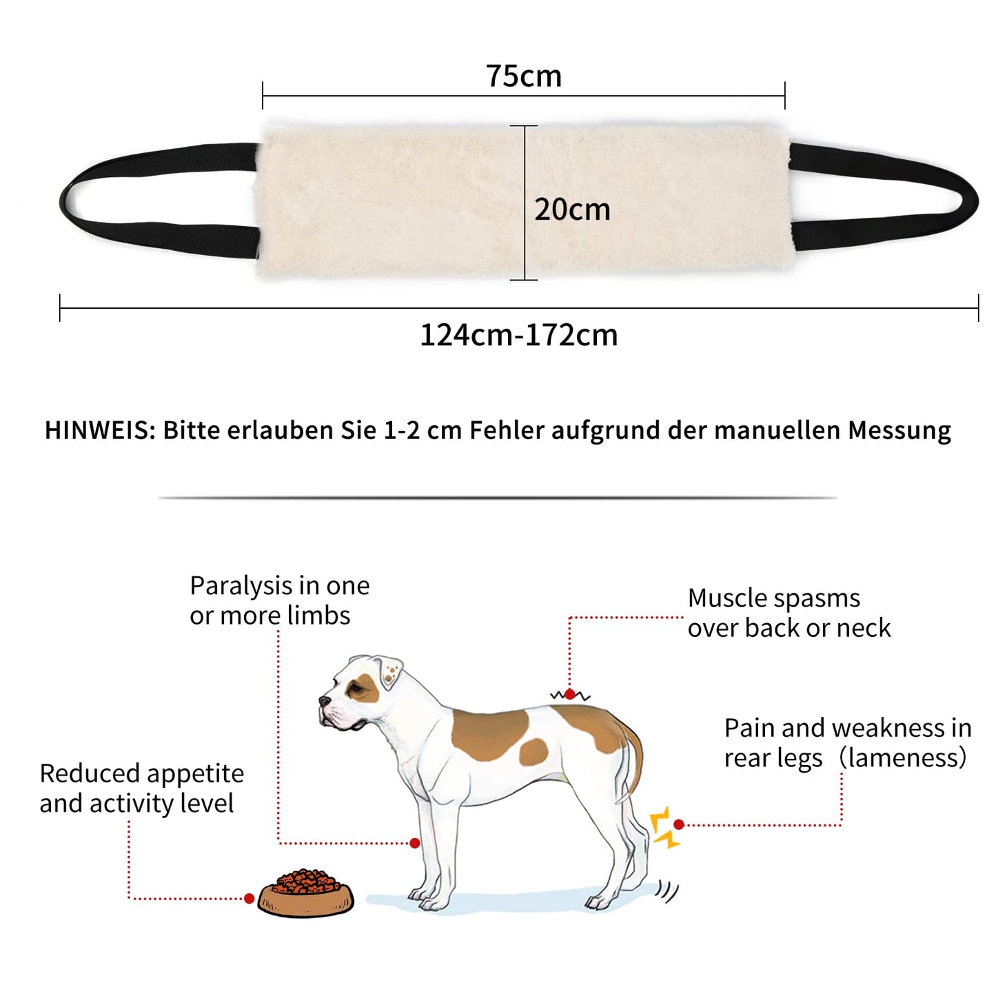 PICK FOR LIFE Rear Legs Support Harness – Aiding Mobility and Recovery for Large Dogs