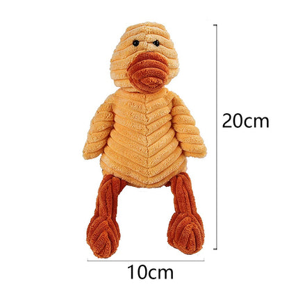 Duck Dog Toy for Small Dogs Squeaky Soft Dog Toy Plush Puppy Chew Toy (Duck)