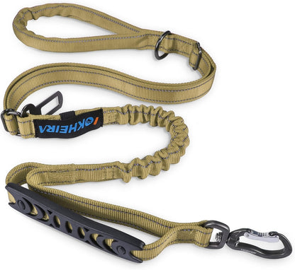 IOKHEIRA Multi-Functional Dog Leash – Brown