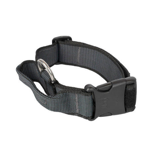 Julius-K9 Black-Gray Dog Collar – Durable, Comfortable, and Stylish!