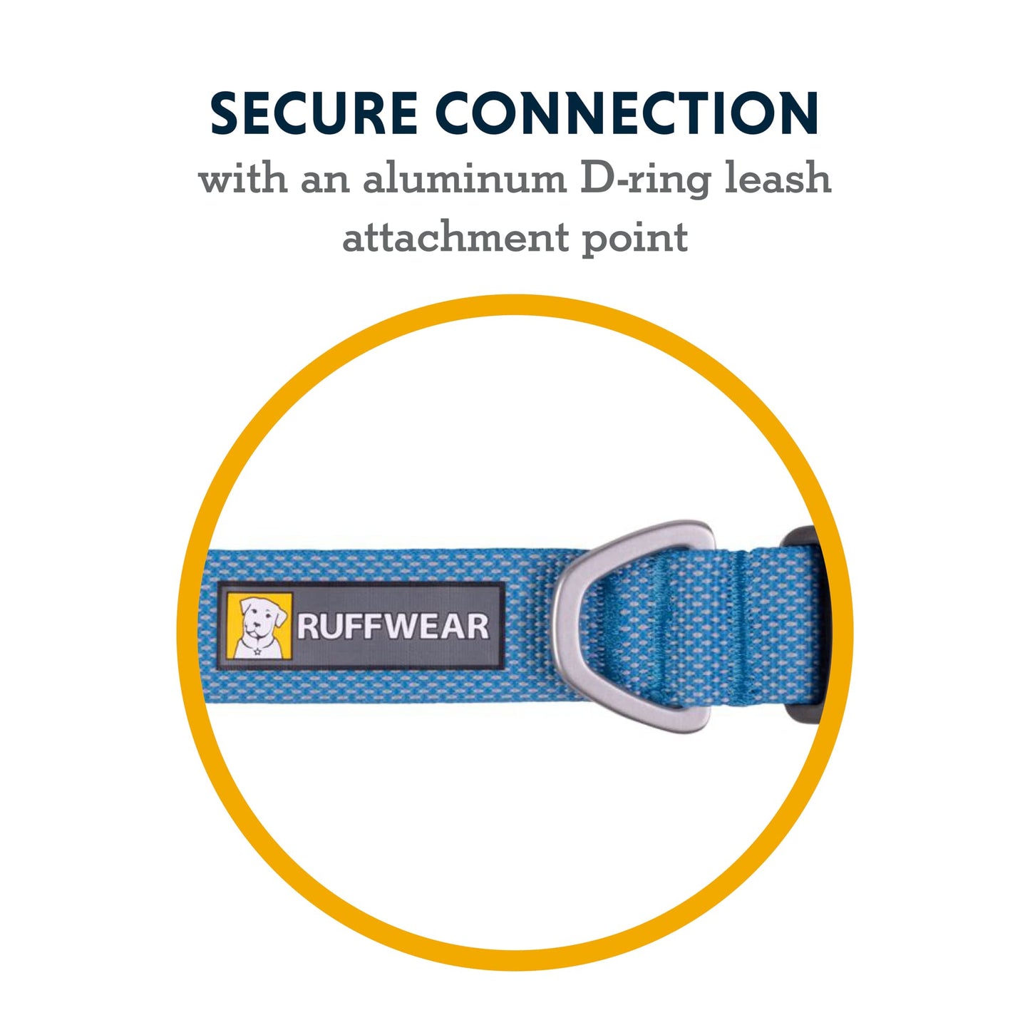 RUFFWEAR Hi &amp; Light Dog Collar – Lightweight and Durable for Active Dogs