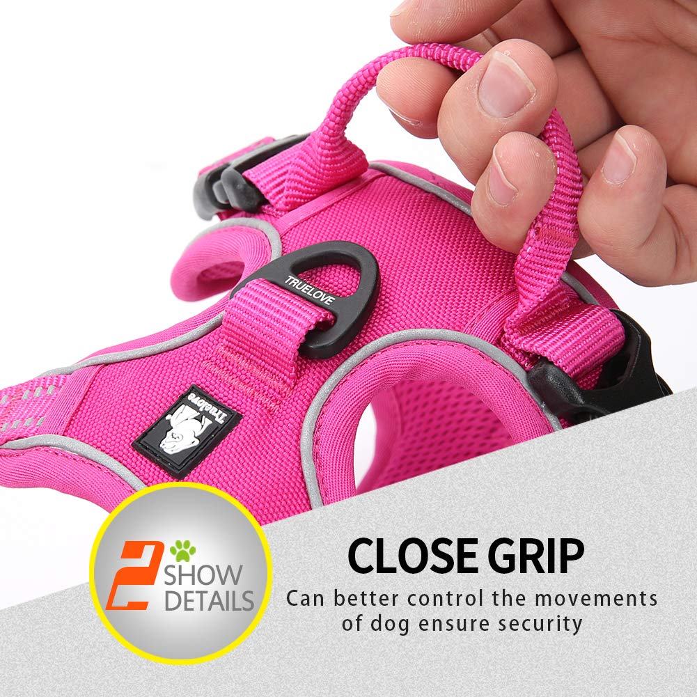 MOKCCI Fuchsia Dog Harness – XS