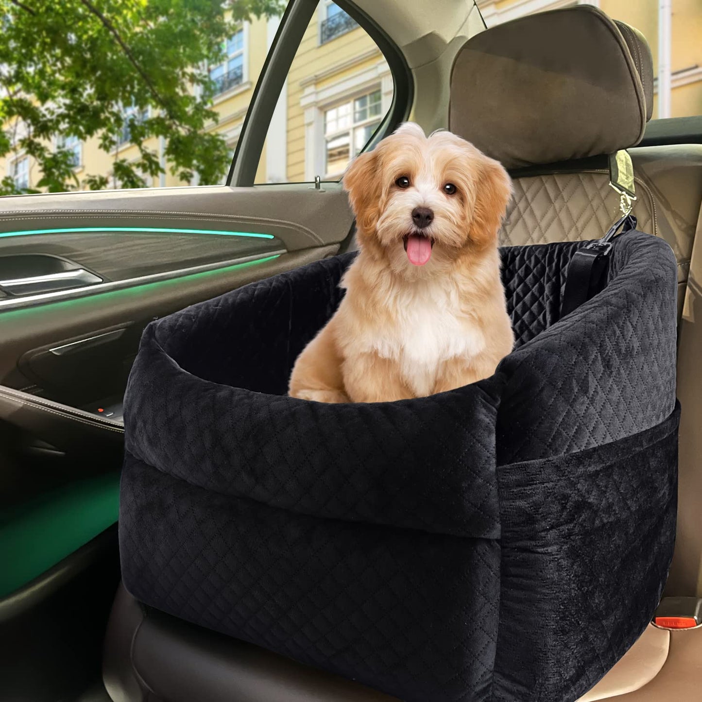 GL GLENSLAVE Dog Car Seat – Road Trip Ready for Your Pup!