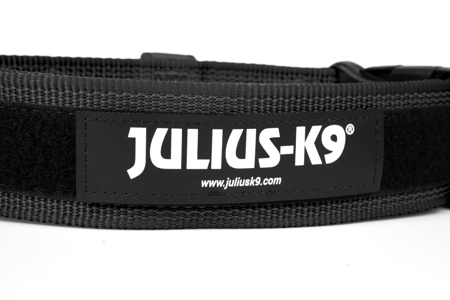 Julius-K9 Black-Gray Dog Collar – Durable, Comfortable, and Stylish!