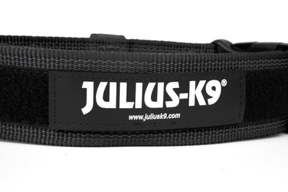 Julius-K9 Black-Gray Dog Collar – Durable, Comfortable, and Stylish!