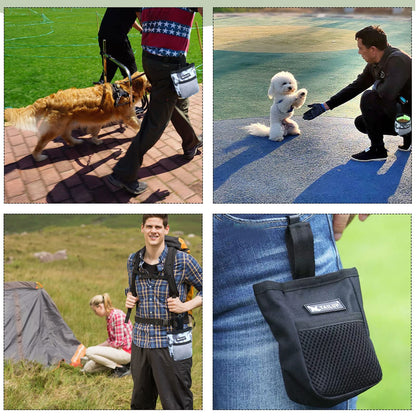 Lanjue Small Dog Treat Pouches – Handy Duo for Training and Walks