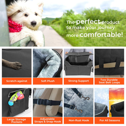 Babenest Elevated Dog Booster Seat – Comfort and Safety for Every Journey