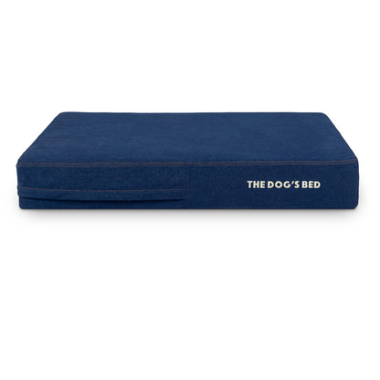 Orthopaedic Dog Bed Large Blue Denim, Waterproof Memory Foam Dog Bed