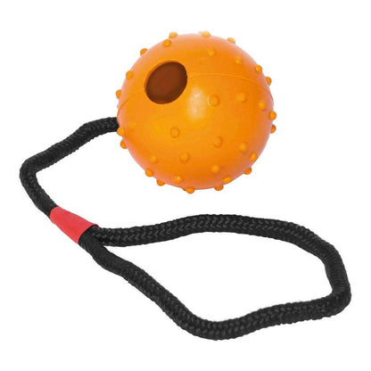 Rubber Chewing Toy with String: A Tough, Flexible Toy for Endless Fun!