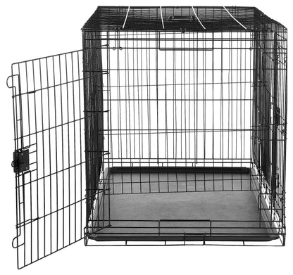 Best Seller Basics Dog Crate - 122 cm Metal Wire with Double Door & Divider