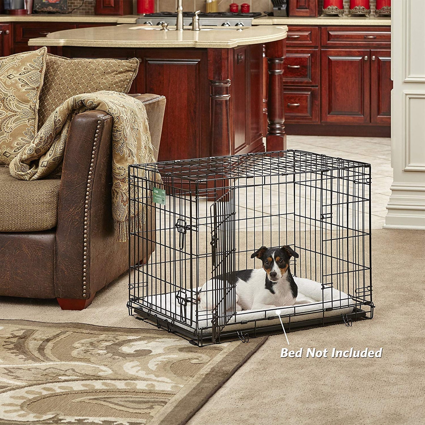 MidWest Homes for Pets Double Door Dog Crate - Safe & Secure with Divider Panel