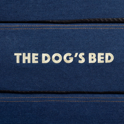 Orthopaedic Dog Bed Large Blue Denim, Waterproof Memory Foam Dog Bed