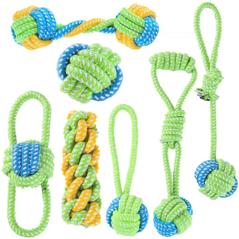 Pet Dog Toys for Large Small Dogs Toy Interactive Cotton Rope Mini Dog