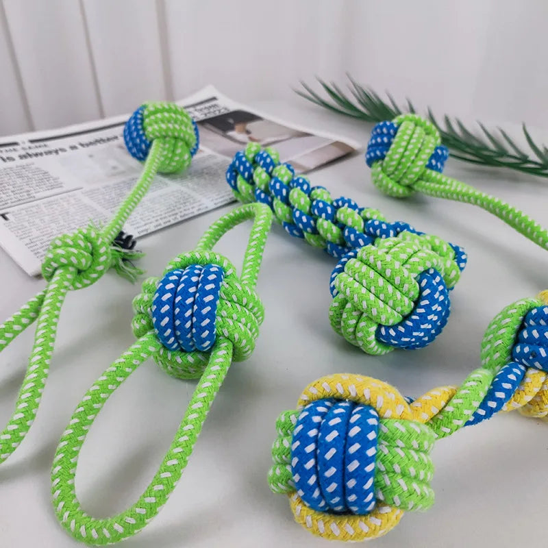 Pet Dog Toys for Large Small Dogs Toy Interactive Cotton Rope Mini Dog